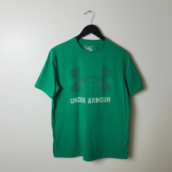 Under Armour Loose Fit T Shirt Classic Heatgear Fit Sports Graphic Tee Medium M - Picture 7 of 9
